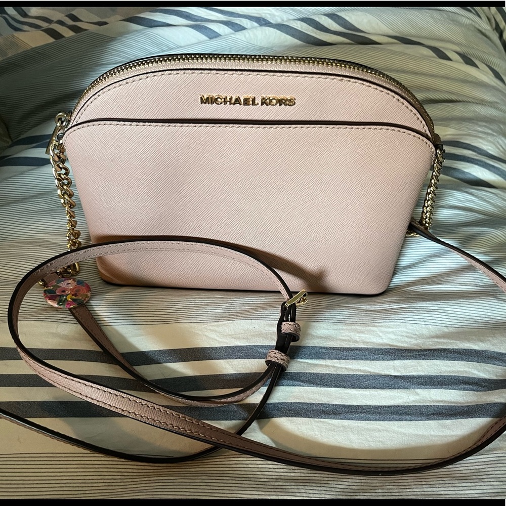 MK pink crossbody bag